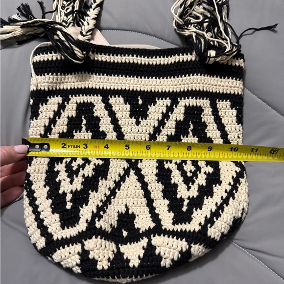 Black and White Women's Purse - Picture 4 of 5